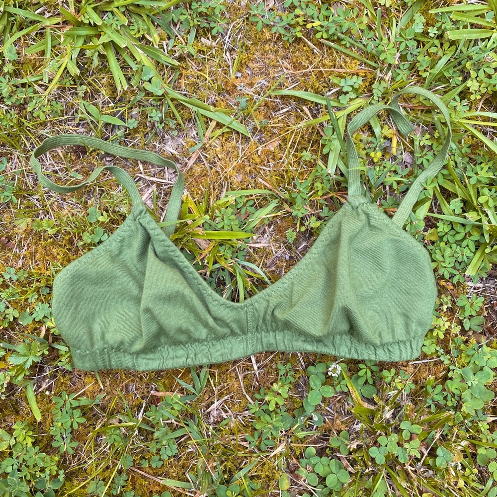 Pansy co bralette in leaf